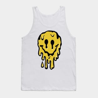 Acid Face Smiley Grime Melt Tank Top